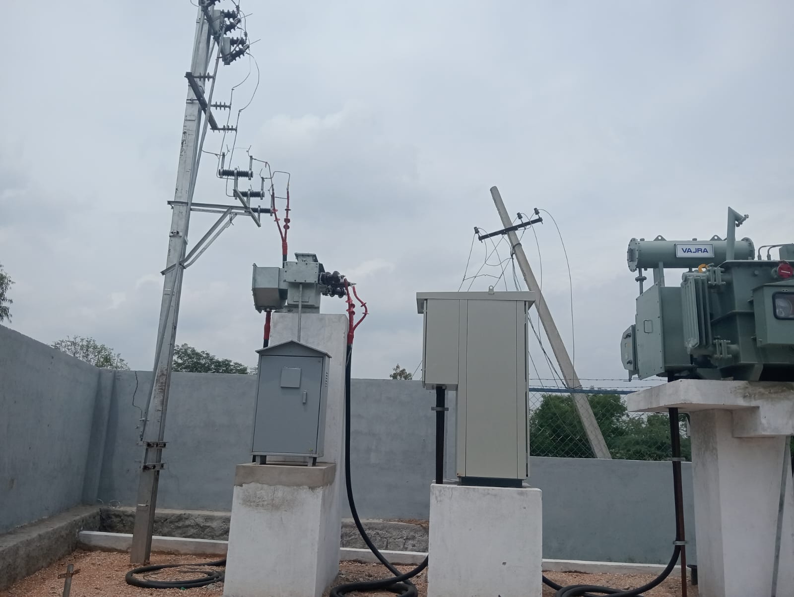 11kv double pole structure
